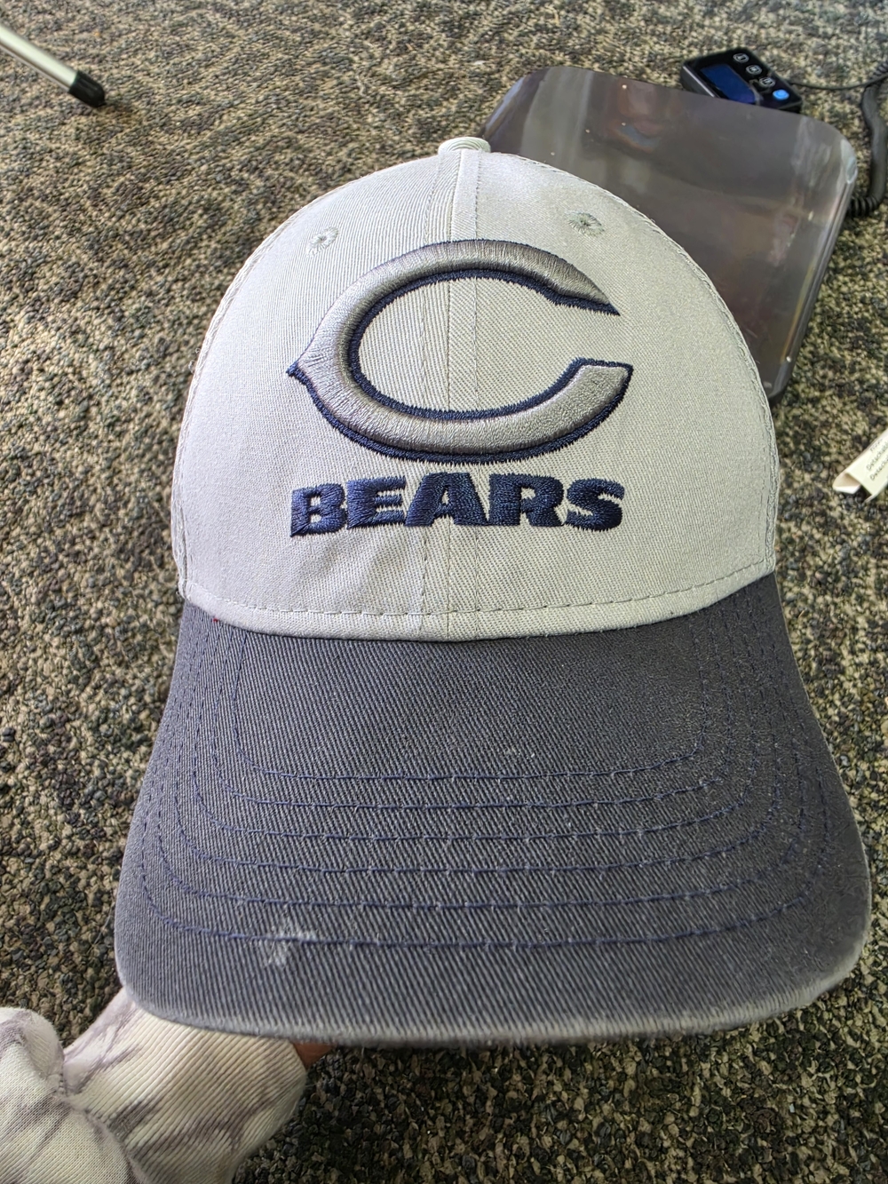 NFL Bears Two-Tone Kids Cap - Gray & Navy